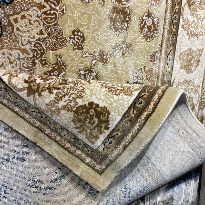 سجاد تركي فكتوريا F269A بيج مقاس 100*400