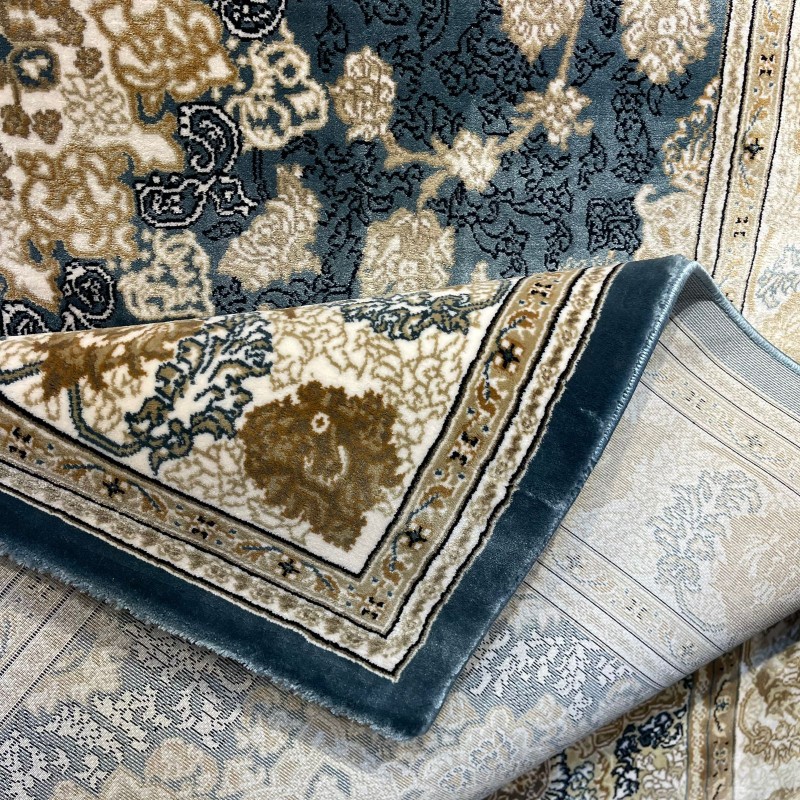 سجاد تركي فكتوريا F269A سماوي مقاس 50*80
