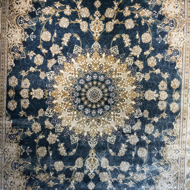 سجاد تركي فكتوريا F269A سماوي مقاس 50*80