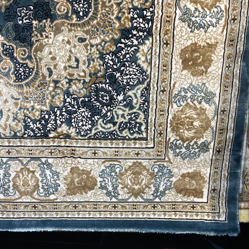 سجاد تركي فكتوريا F269A سماوي مقاس 50*80