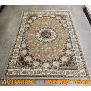 Turkish Victoria rug F269A Vison size 400*400