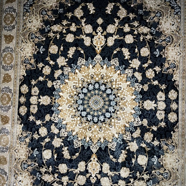 Turkish Victoria rug F269A navy size 200*300