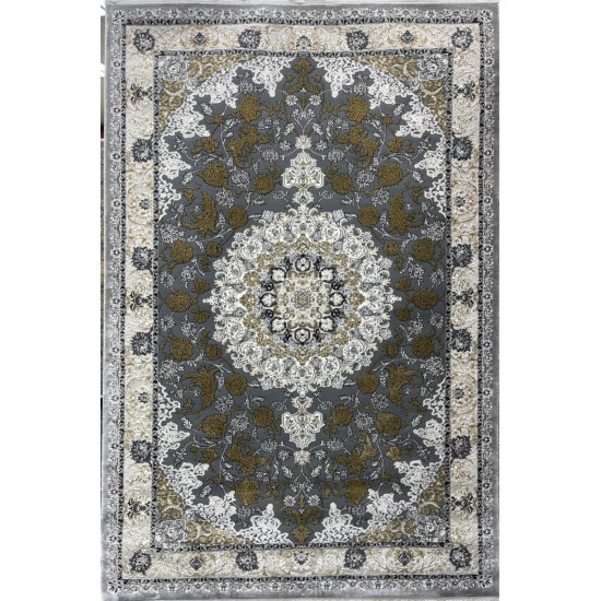 Shams Turkish carpet 29026 classic beige gray size 120*170