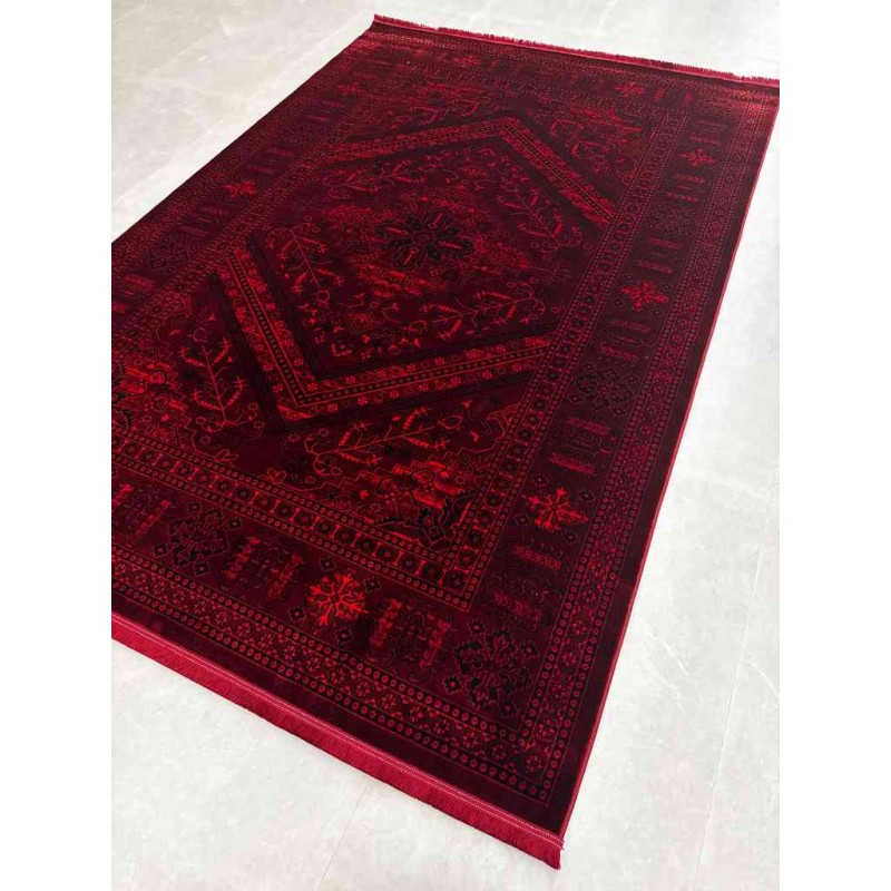 سجاد اف اي جي تركي 1006 بخارى افغاني احمر مقاس 150*220