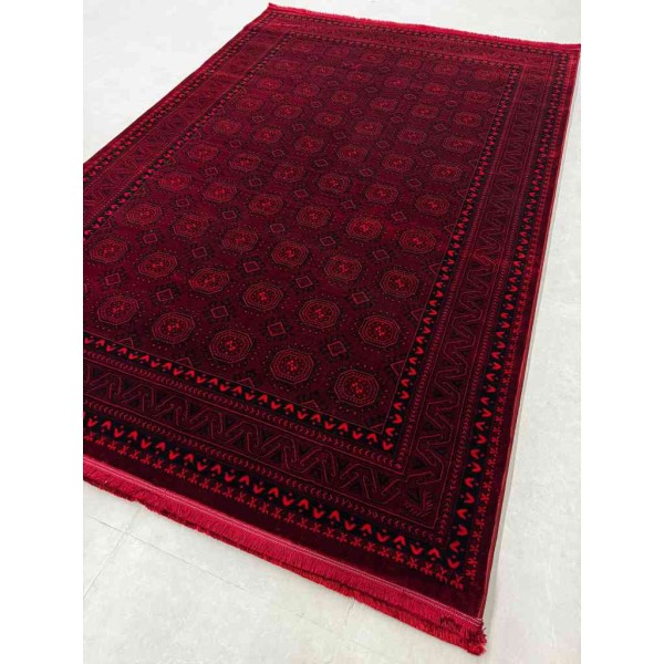 سجاد اف اي جي تركي 1008 بخارى افغاني احمر مقاس 50*80
