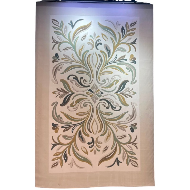 سجاد الفن تركي AA187B اخضر مقاس 100*300 سجاد الفن تركي AA187B اخضر مقاس 100*300