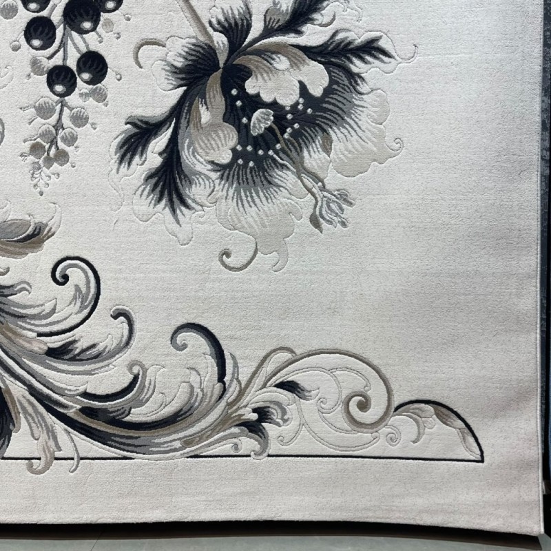 سجاد اورا تركي S0253A اسود مقاس 250*350
