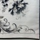 سجاد اورا تركي S0253A اسود مقاس 250*350