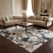Turkish AURA Carpet D0654A BLACK Size 150*220