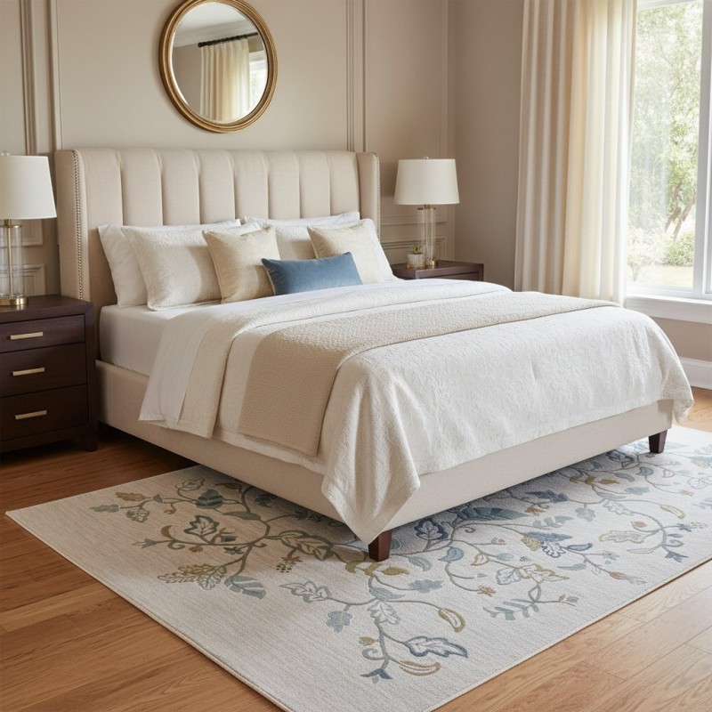Turkish AURA Carpet D0656A BLUE Size 250*350