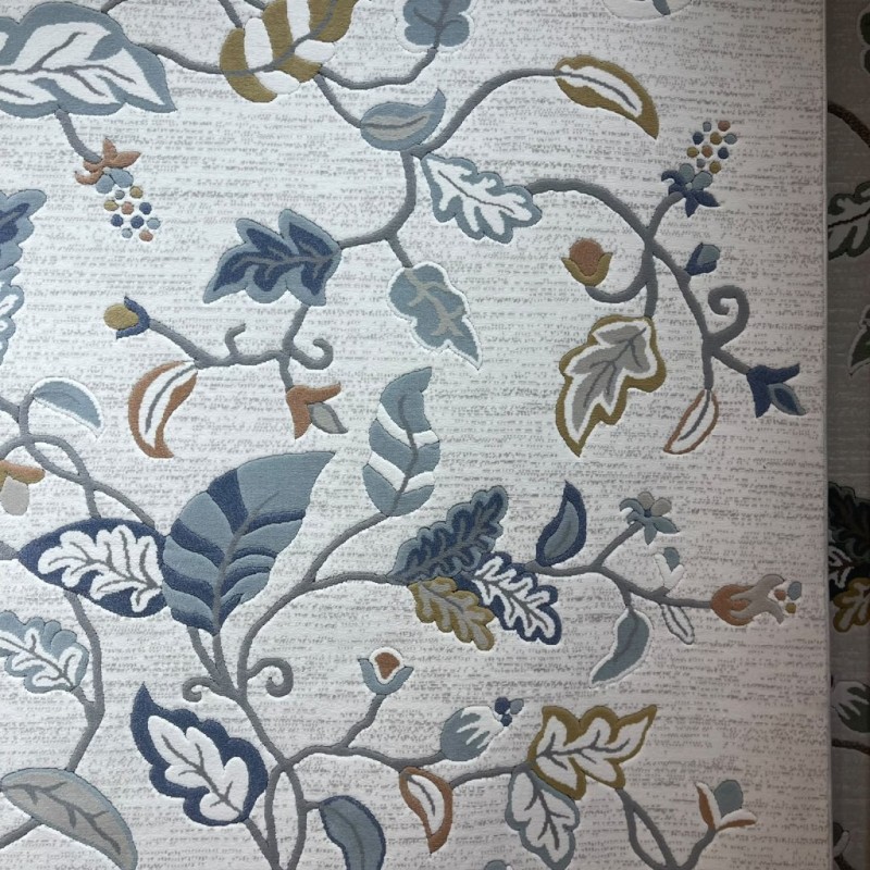 Turkish AURA Carpet D0656A BLUE Size 250*350