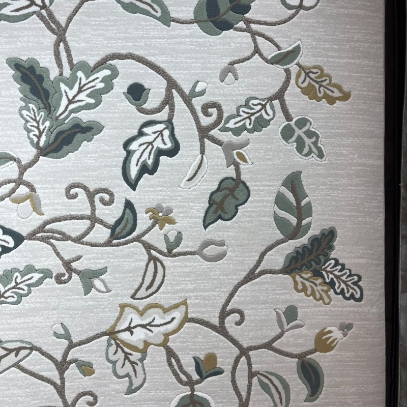 Turkish AURA Carpet D0656A green Size 200*300 Turkish AURA Carpet D0656A green Size 200*300