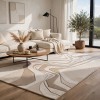 Turkish FANTASTIC Carpet K266C1 beige Size 250*350