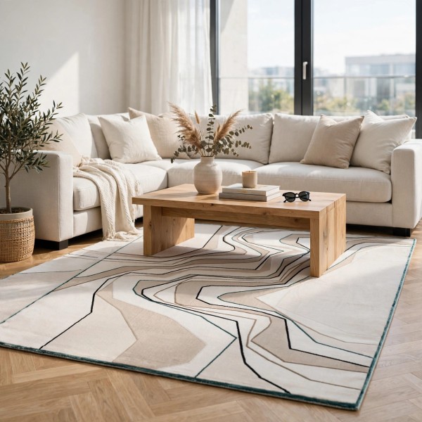 Turkish FANTASTIC Carpet K266C1 BLUE Size 100*200