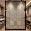 Turkish meknes BUHIMI Rug OL406C brown Size 300*400