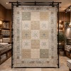 سجاد مكناس بوهيمي تركي OL406C كريم مقاس 100*300