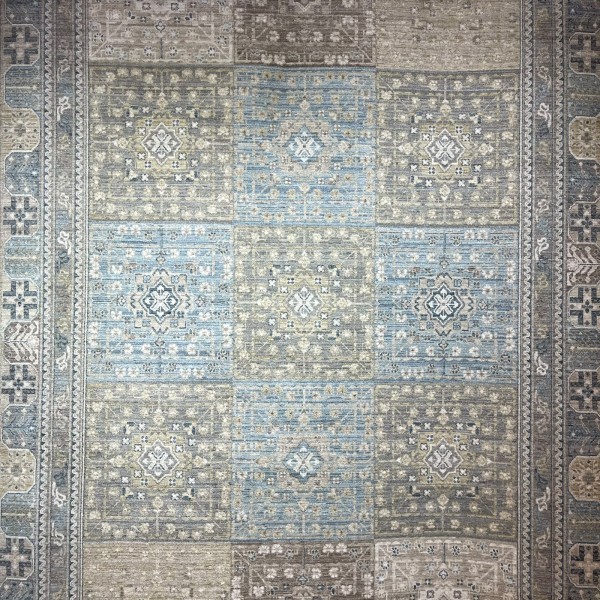 سجاد مكناس بوهيمي تركي OL406C اخضر مقاس 100*300