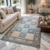 Turkish meknes BUHIMI Rug OL406C gray Size 100*200