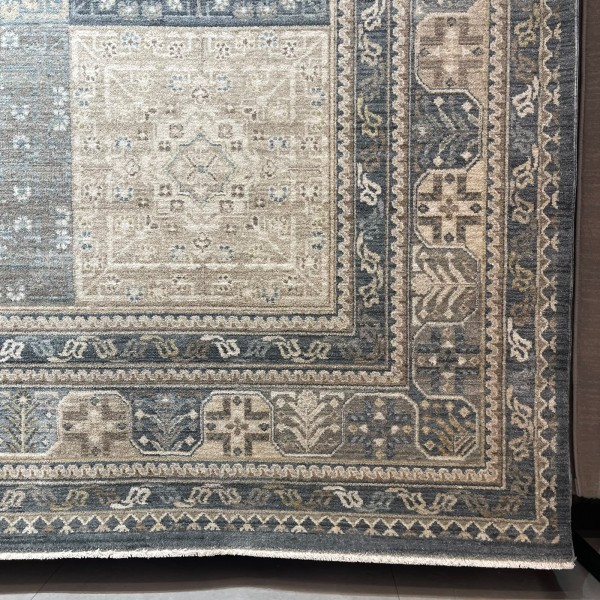 Turkish meknes BUHIMI Rug OL406C gray Size 100*200