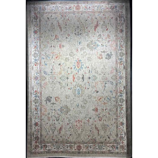 سجاد تركي مود H689CC بيج مقاس 100*300
