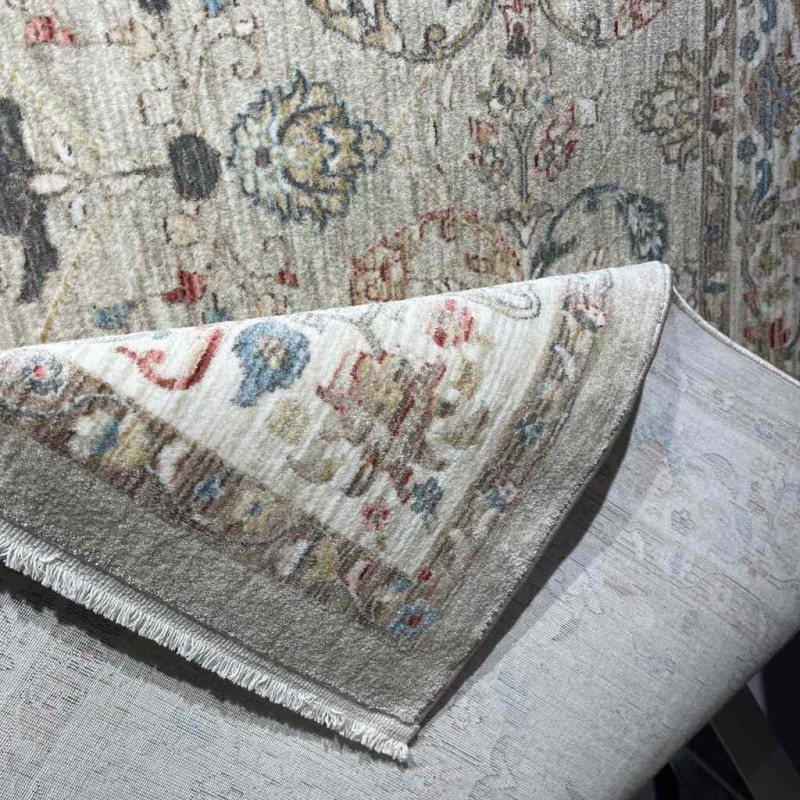 سجاد تركي مود H689CC بيج مقاس 100*200