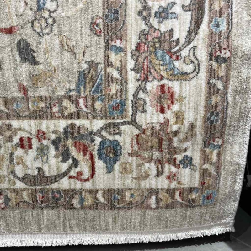 سجاد تركي مود H689CC بيج مقاس 100*200