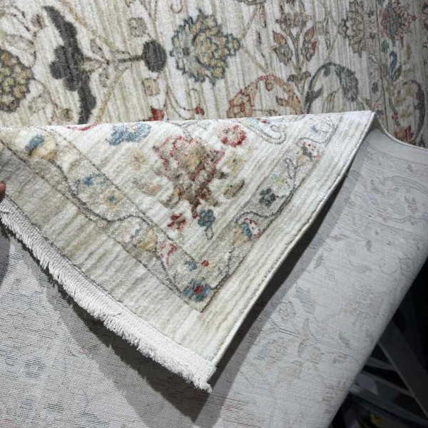 سجاد تركي مود H689CC كريم مقاس 100*300