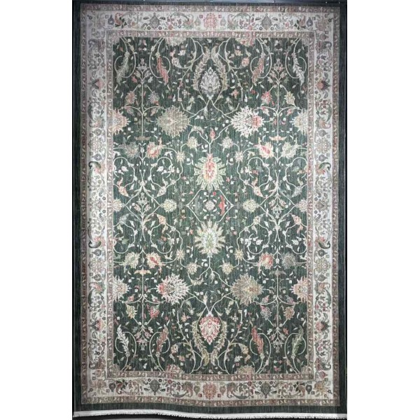 سجاد تركي مود H689CC اخضر مقاس 80*150