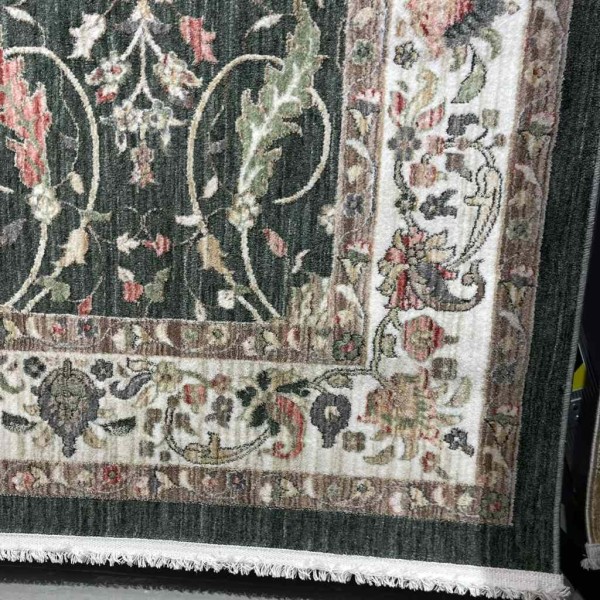 سجاد تركي مود H689CC اخضر مقاس 80*150