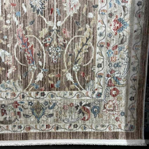 سجاد تركي مود H689CC بني فاتح مقاس 100*300