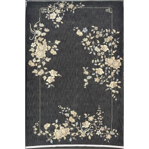 سجاد بوهيمي تركي مود J555AE انتراسيت مقاس 150*220