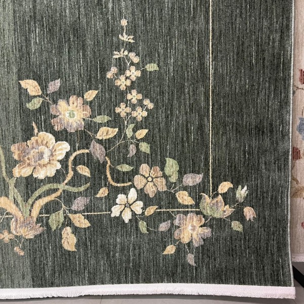 سجاد بوهيمي تركي مود J555AE اخضر مقاس 250*350
