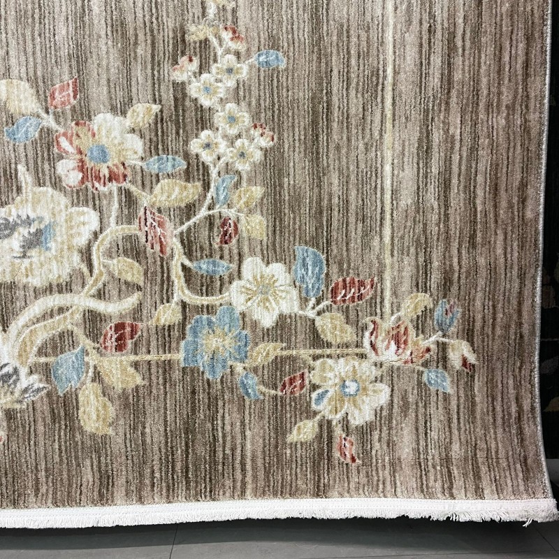سجاد بوهيمي تركي مود J555AE بني فاتح مقاس 50*80