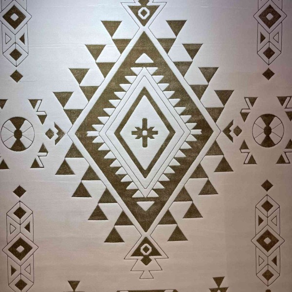 سجاد مودرن العليا تركي R0409A ذهبي مقاس 300*400