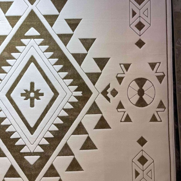 سجاد مودرن العليا تركي R0409A ذهبي مقاس 300*400