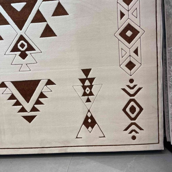 سجاد مودرن العليا تركي R0409A تيرا مقاس 100*300