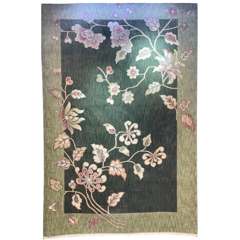 Mood Bohemian Turkish Carpet J593AC GREEN Size 150*220 Mood Bohemian Turkish Carpet J593AC GREEN Size 150*220