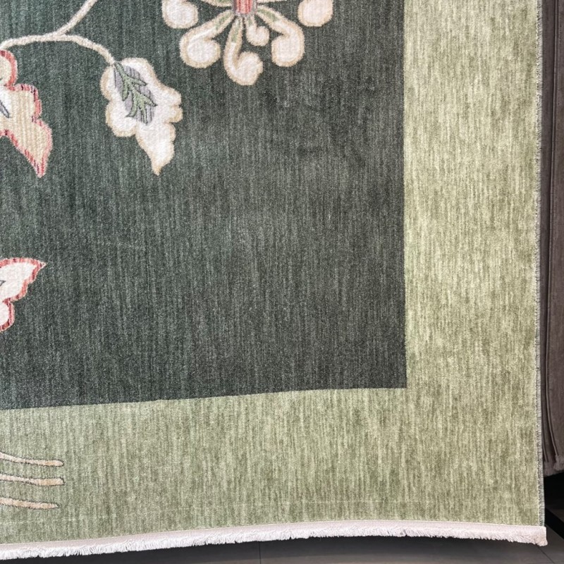 Mood Bohemian Turkish Carpet J593AC GREEN Size 150*220 Mood Bohemian Turkish Carpet J593AC GREEN Size 150*220