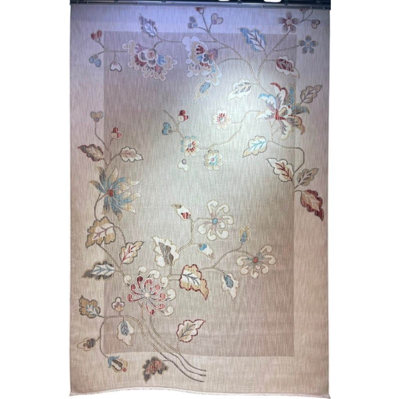 سجاد مود بوهيمي تركي J593AC بيج كريم مقاس 100*300