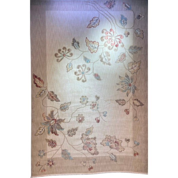 سجاد مود بوهيمي تركي J593AC كريم بيج مقاس 150*220