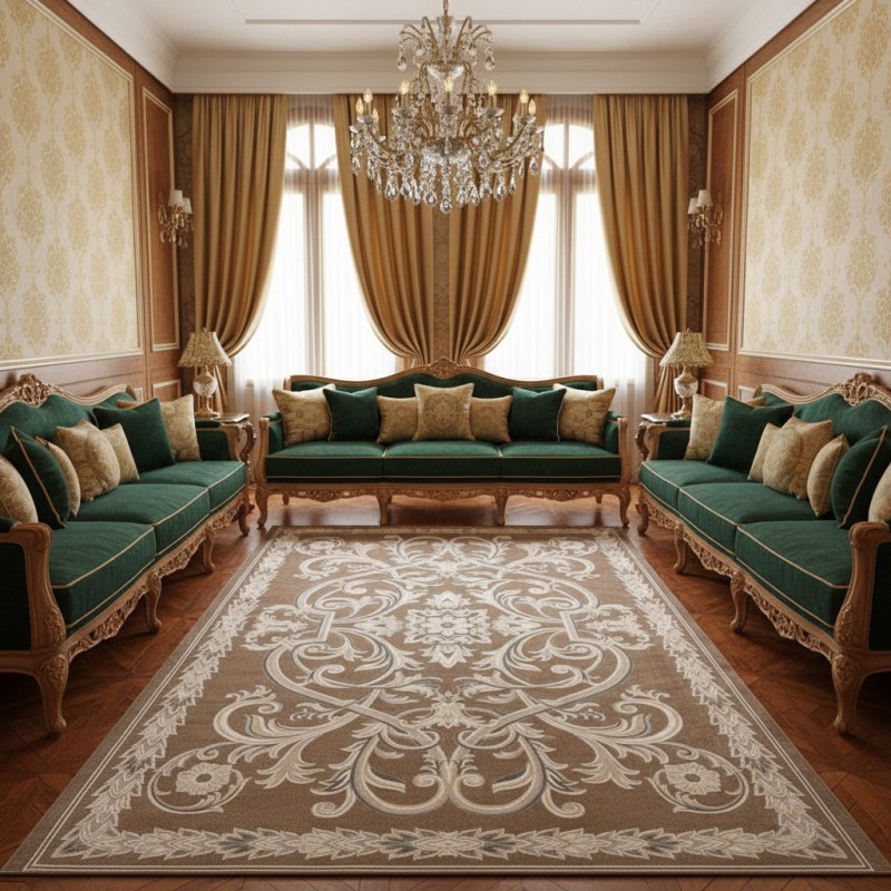 Turkish OPAL Carpet 9661D brown Size 300*400 Turkish OPAL Carpet 9661D brown Size 300*400