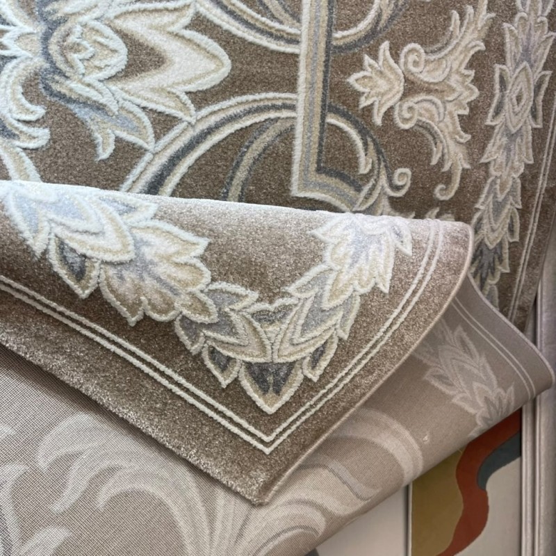Turkish OPAL Carpet 9661D brown Size 300*400 Turkish OPAL Carpet 9661D brown Size 300*400