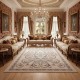 Turkish OPAL Carpet 9661D WHITE GREY Size 200*300 Turkish OPAL Carpet 9661D WHITE GREY Size 200*300