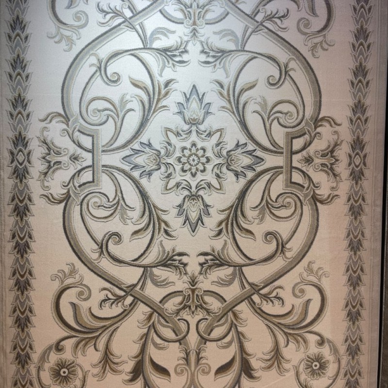 Turkish OPAL Carpet 9661D WHITE GREY Size 200*300 Turkish OPAL Carpet 9661D WHITE GREY Size 200*300
