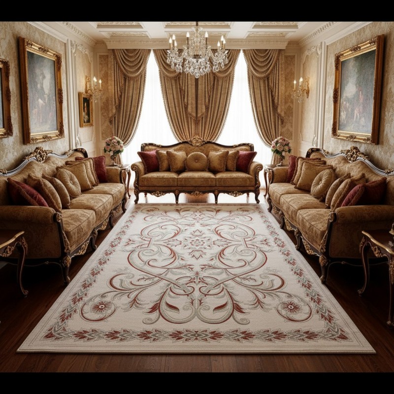 Turkish OPAL Carpet 9661D WHITE TERRA Size 200*300 Turkish OPAL Carpet 9661D WHITE TERRA Size 200*300
