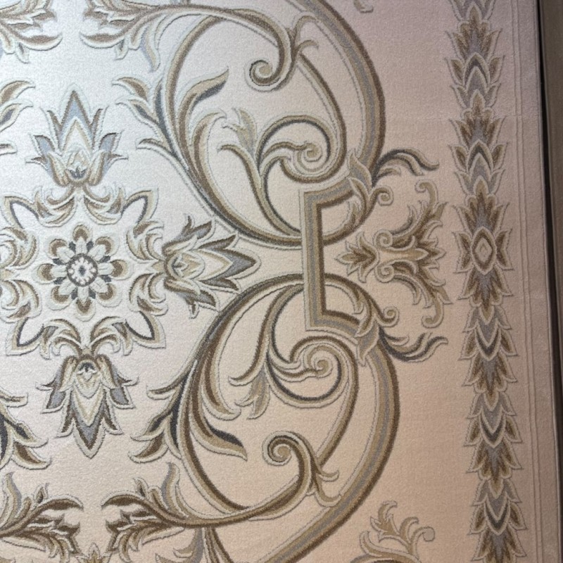 Turkish OPAL Carpet 9661D WHITE BEIGE Size 200*300 Turkish OPAL Carpet 9661D WHITE BEIGE Size 200*300