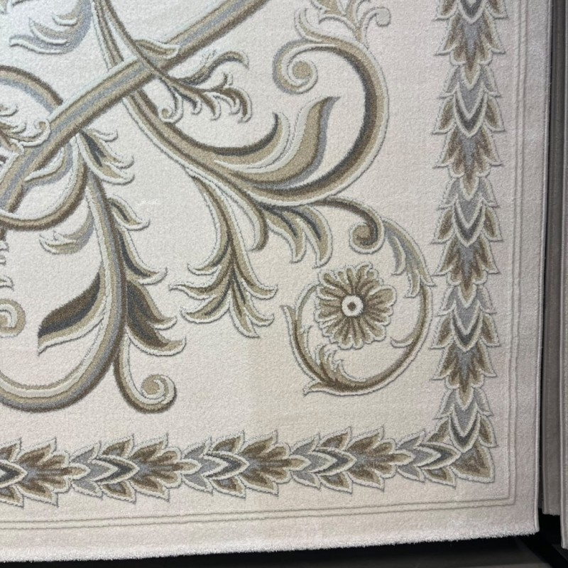 Turkish OPAL Carpet 9661D WHITE BEIGE Size 200*300 Turkish OPAL Carpet 9661D WHITE BEIGE Size 200*300
