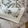 سجاد اويال تركي 9661D ابيض اخضر مقاس 100*300