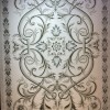 سجاد اويال تركي 9661D ابيض اخضر مقاس 100*300