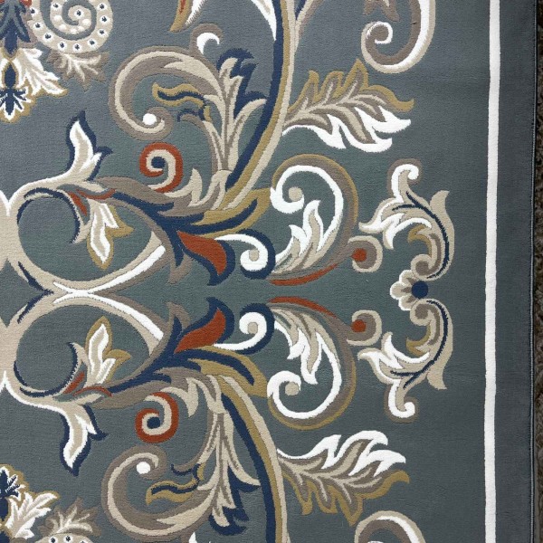 Turkish rug SEOUL French pattern FG7341 BLUE ÇOKEN size 80*150